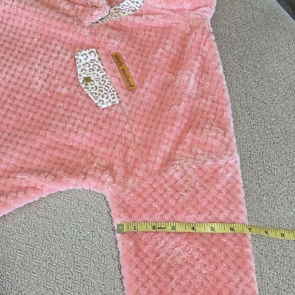 Simply Southern Peachy Pink Textured Soft Pullover Jacket - Size XL - Picture 13 of 16